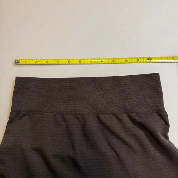 Chances R Women Cocoa Brown Seamless High‎ Waisted Ribbed L Waistband Leggings - Image 6