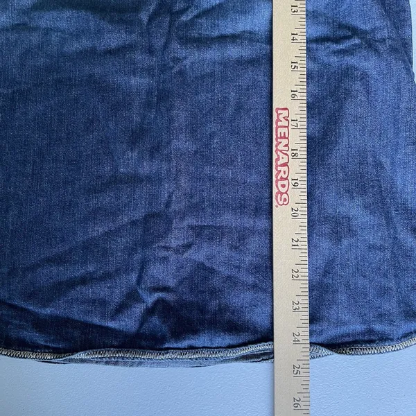 Old Navy Maternity Vintage Denim Blouse Top 100% Cotton Cottagecore Size XS - Image 10