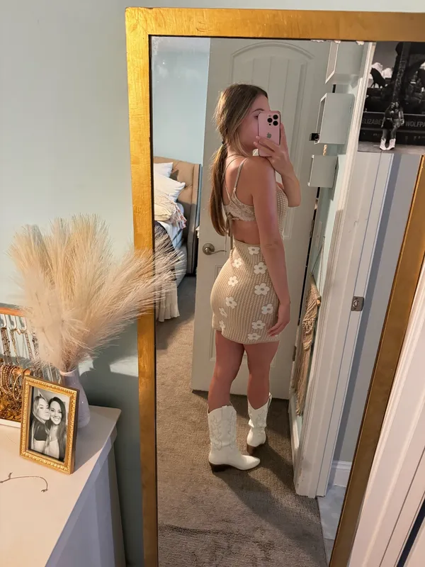 Tan Dress - Image 2