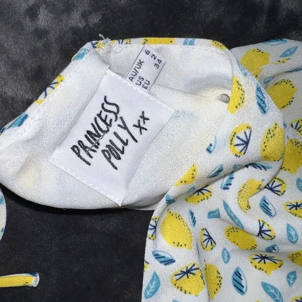 Princess Polly Kacey Mini Dress in Yellow Multi Size 2 - Image 15