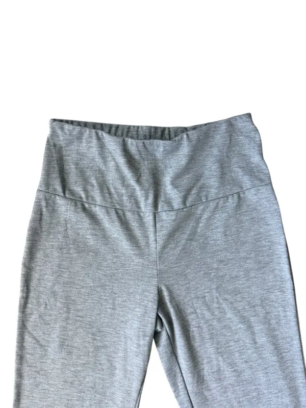 Shein light gray stretchy yoga style pull on pants women's size XS - Image 3
