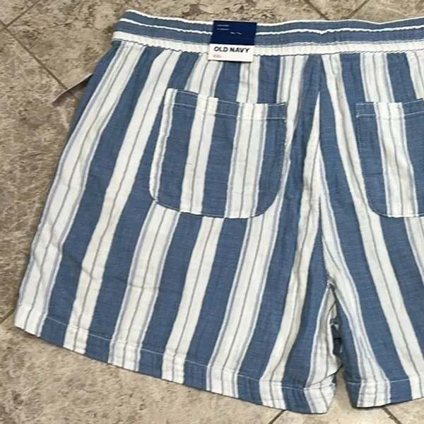 Old Navy High Waisted Textured Pull On Cotton Shorts 5” NEW Size XXL - Image 7