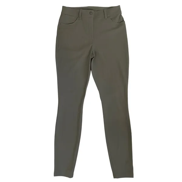 Lululemon City‎ Sleek 5 Pocket High Rise Skinny Pant Grey Sage 29 EUC - Image 3