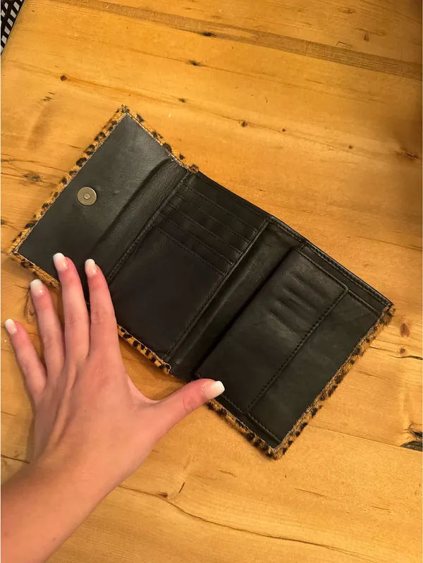 Cheetah Print Wallet Brown - Image 2