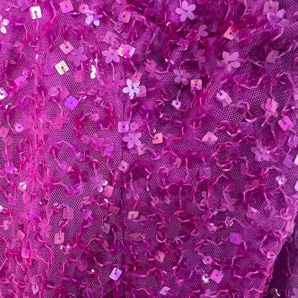 Mac Duggal 5674 Ruffle V-Neck Sequin Dress NWT Size 10 - Image 8