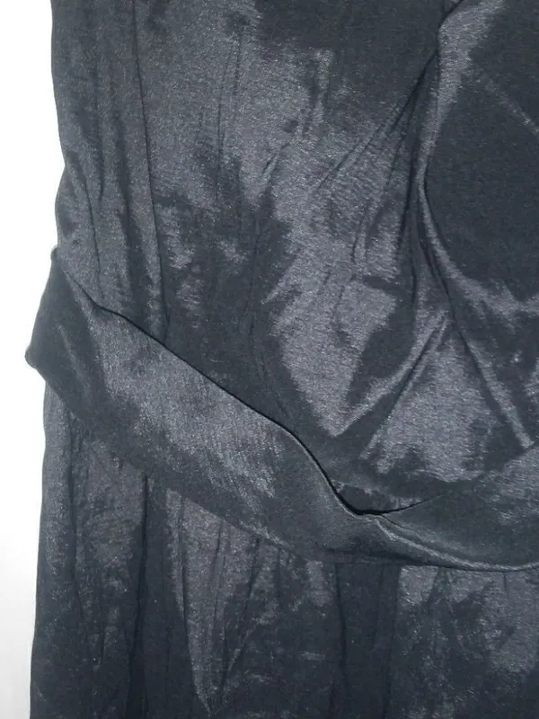 Janette Plus L Strapless Black Formal Mini Dress Funeral - Image 3