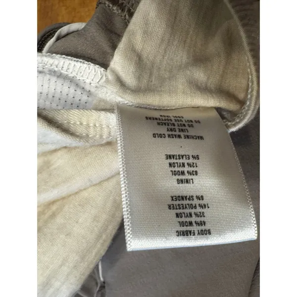 Tracksmith Women’s Wool Blend Running Shorts Gray Size Small - Image 7