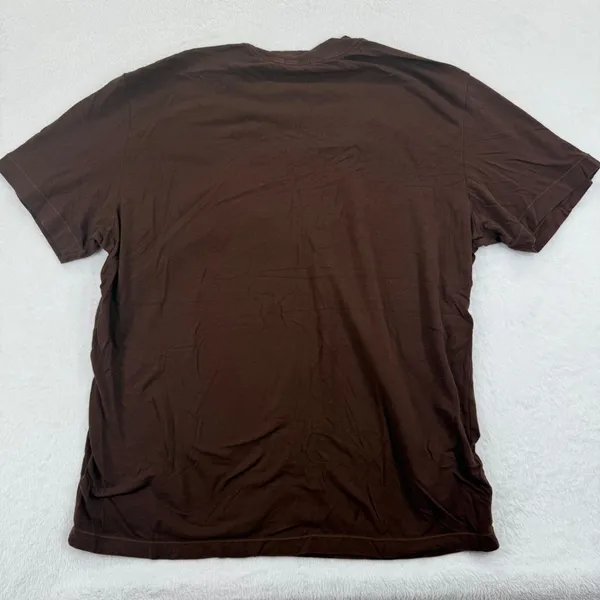 Skims Brown Crew Neck T-Shirt‎ Top Modal Blend Women's Medium Soft Casual Tee - Image 7