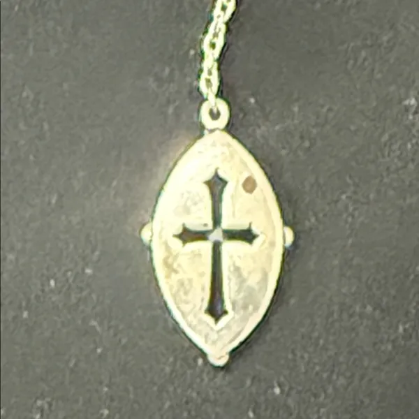 RARE & RETIRED James Avery 925 Sterling Silver Cross Shield Pendant Necklace 18” - Image 8