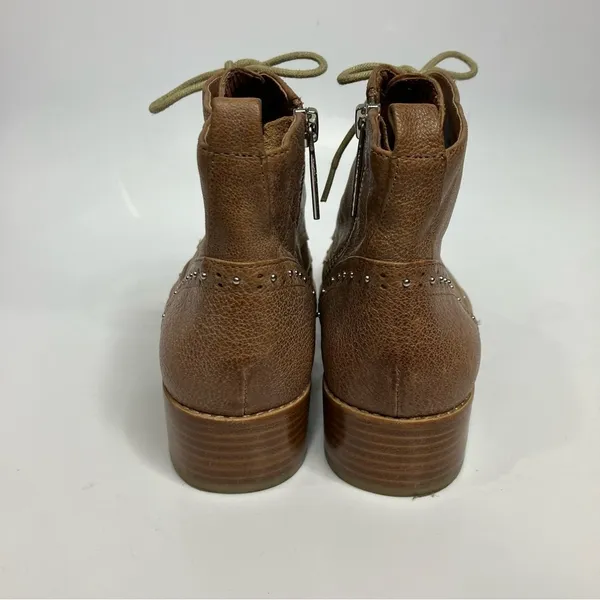 Donald J Pliner Nickki studded ankle riding‎ boots lace up boots size 6 - Image 6
