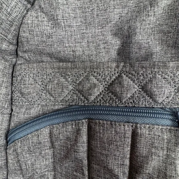 Lug Boxer Overnight Athletic Gym Bag Heather Grey Quilted Travel Shoe compartmen - Image 5