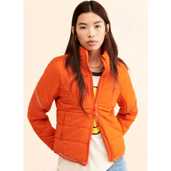 Free People Gathering Storm Run Puffer Orange size S - Image 2