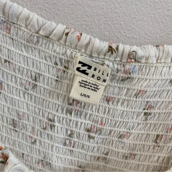 Billabong Love Somebody Cropped Balloon Sleeve Top Sz L‎ Boho Coastal - Image 7