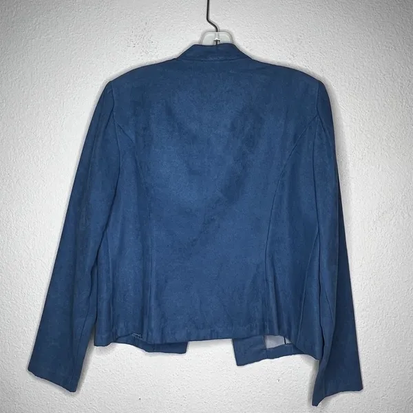 Vintage Dressbarn‎ Jacket Blue Size M - Image 6