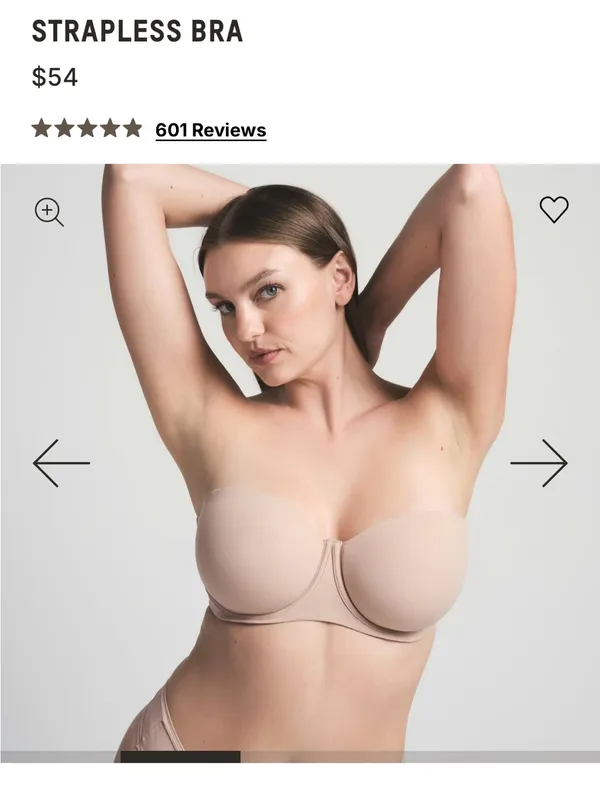 Skims Fits Everybody Strapless Bra‎ Color Clay Size 30B nwot - Image 6