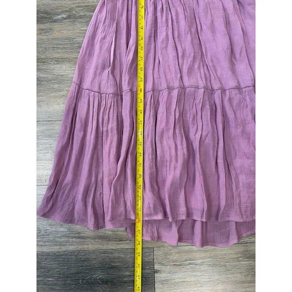 Listicle Lavender Tiered Maxi Dress Women’s Small NWT Short Sleeve - Image 6