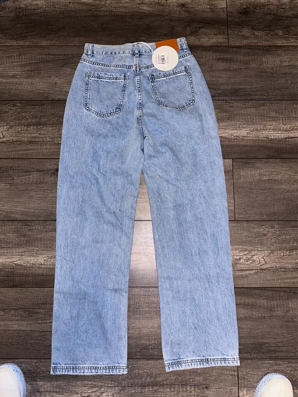 Princess Polly Ripped Denim Jeans High-Waisted - Image 5