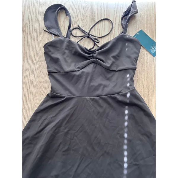 New Women’s Wild Fable 1pc Swimsuit Dress or Casual Dress Brown size Xxs/Xs - Image 2
