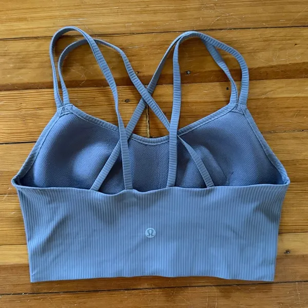 Lululemon Like a Cloud Longline Bra B/C Cup in Light Solar Grey - Image 4