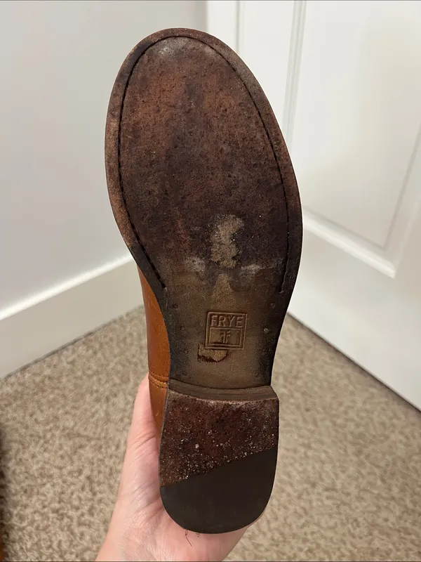 Frye Cara Boots in Cognac Leather - Size 6.5 B - Image 16