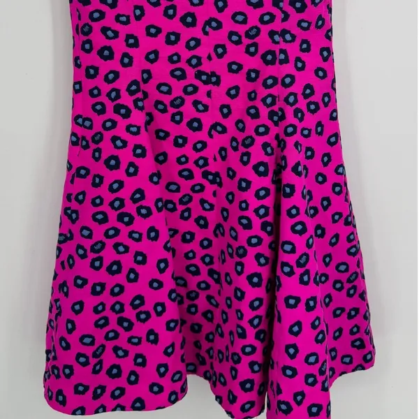 Lilly Pulitzer Clove Dress Size 6 Pink Cheetah Print Sleeveless Preppy Bold - Image 11