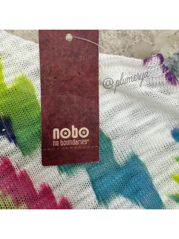 No Boundaries Y2K Juniors Casual Boho Summer Top Size XL NWT - Image 9
