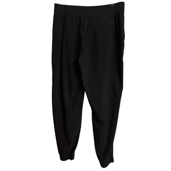 Athleta Size 12 Brooklyn Mid Rise Joggers Black Athleisure - Image 3