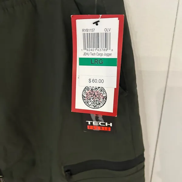 Ring of Fire Dark Olive Cargo Joggers - Image 5