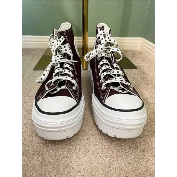 Converse Chuck Taylor All Star Lugged Sneakers Star Reflective Laces Size 9.5 - Image 3