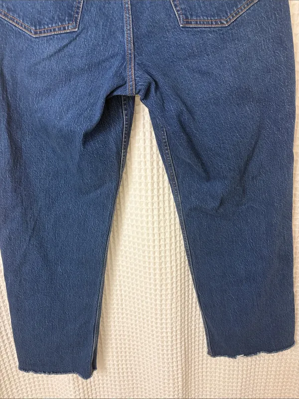 Abercrombie & Fitch Jeans The Baggy Low Rise Curve Love Raw Hem 29/8 - Image 7