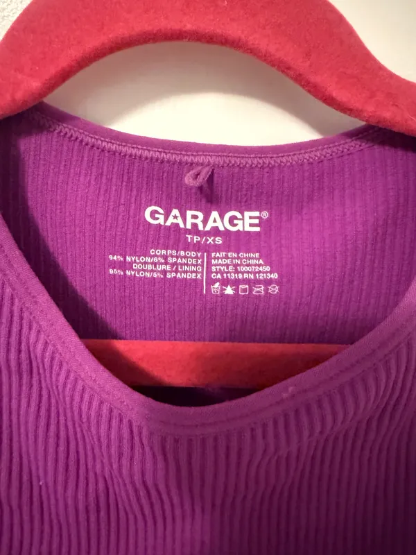 Garage Magenta Seamless Tank  - Image 2