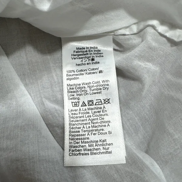 J Crew Tie-front beach shirt in cotton voile - Image 4