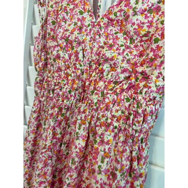 Time‎ & Tru Pink Floral Dress Size Small - Image 7