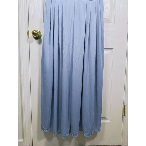 Halara Waffle Knit Wide Leg Jumpsuit Size XL Blue Minimal Casual Vacation Resort - Image 9