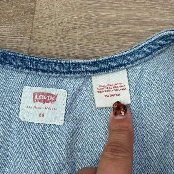 Aritzia Levi's Bella Denim Corset - Image 5