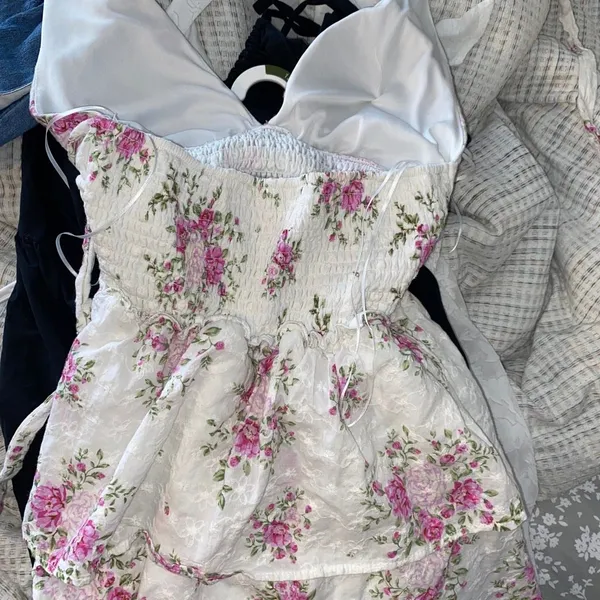 flower halter neck dress - Image 2