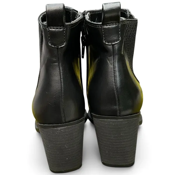 Naturalizer SOUL Micah Chelsea Boots Black Pointed Toe Block Heel Size 7 - Image 16