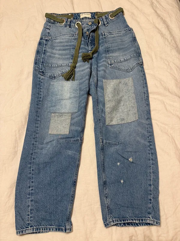 Free People We The Free Moxie Pull-On Barrel Jeans - Image 4