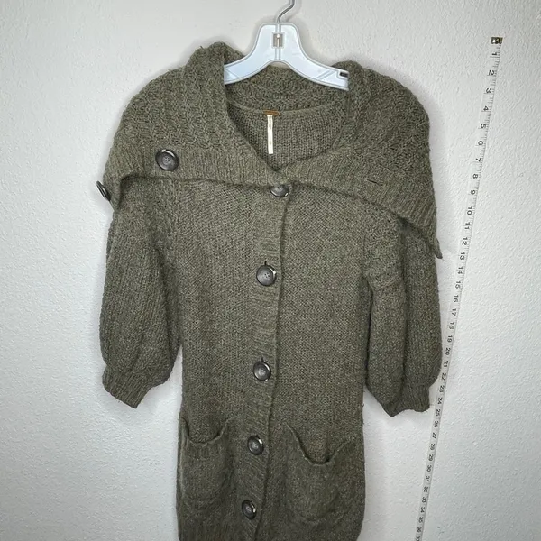 Free People Wool Blend Cardigan Sweater - Image 8