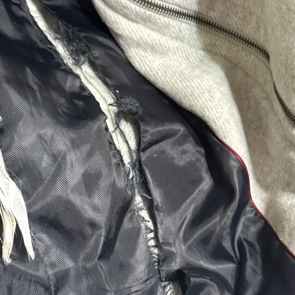Zara Basic Women's Gray Hooded Coat Jacket Size S‎ - Image 6