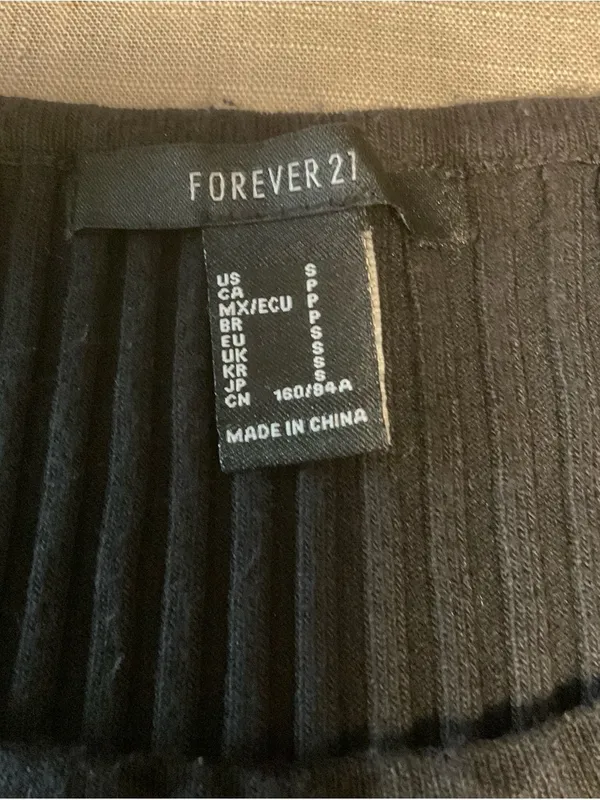 Forever 21 Black Ribbed Maxi Dress - Image 5