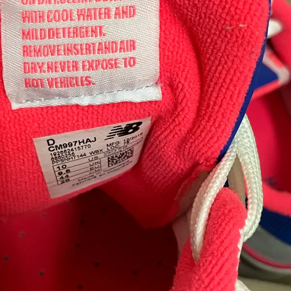 New Balance 997H Sneakers white pink and blue color - Image 7