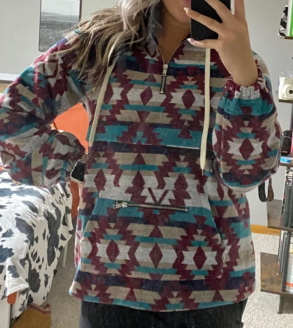 western hoodie Size M - Image 2