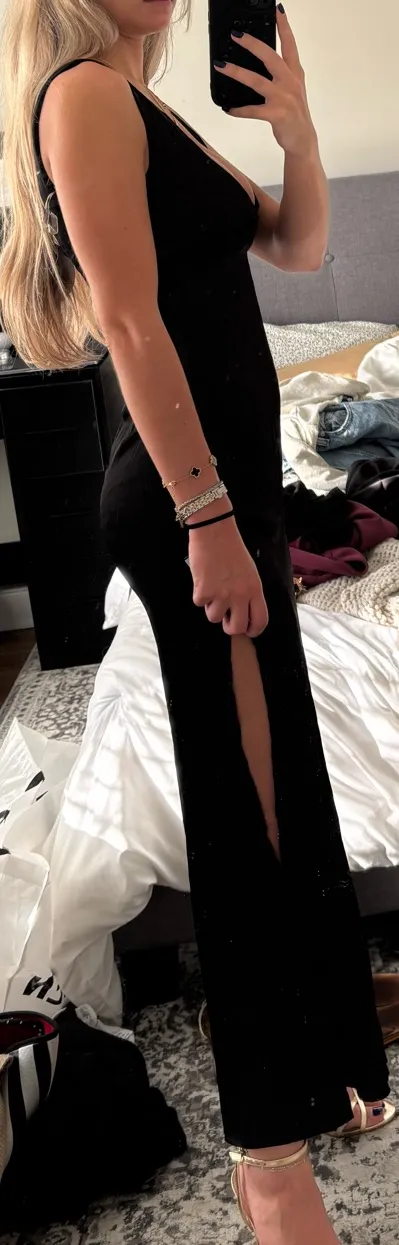 Black Princess Polly Maxi Dress - Image 2