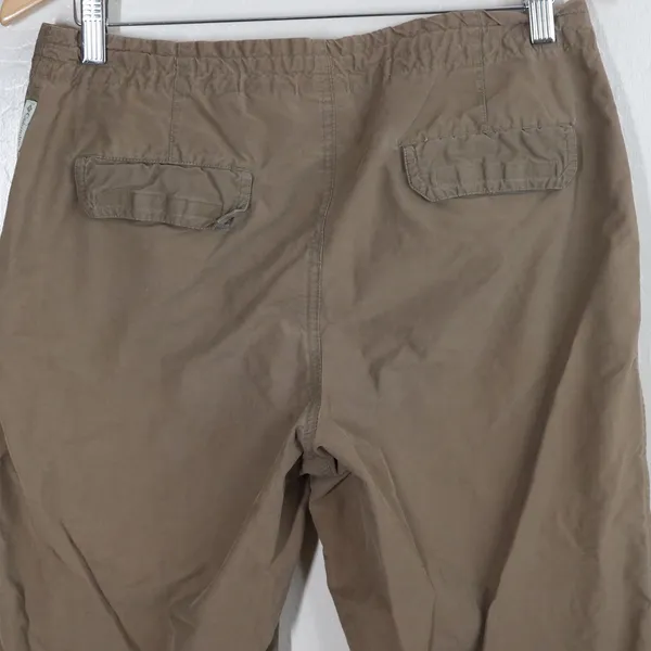 VTG Columbia Sportswear Capris Women's Size M Tan Cargo Drawstring Waist Outdoor - Image 13