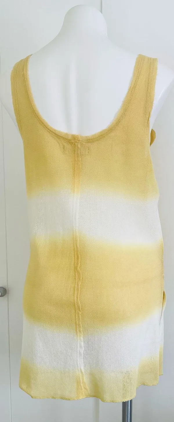 Joni Mid Summer Gold Comb Knit Tank - Image 3