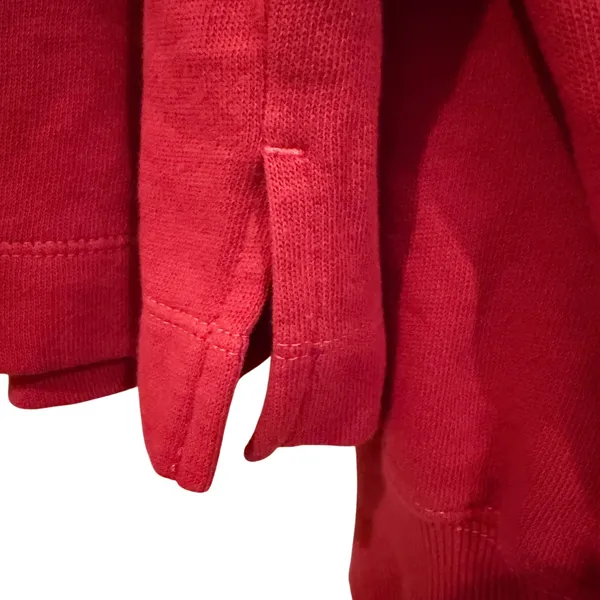 Old Navy Ruffle Sleeve Sweatshirt‎ Women's Large Red Preppy Classic Feminine NWT - Image 6