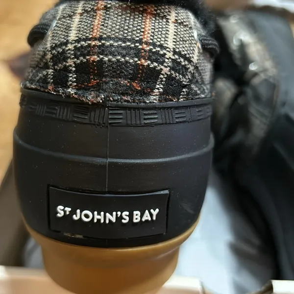 NWT St. John’s Bay Rockwell Black Rain Duck Boots Women’s Size 10 Memory Foam - Image 6