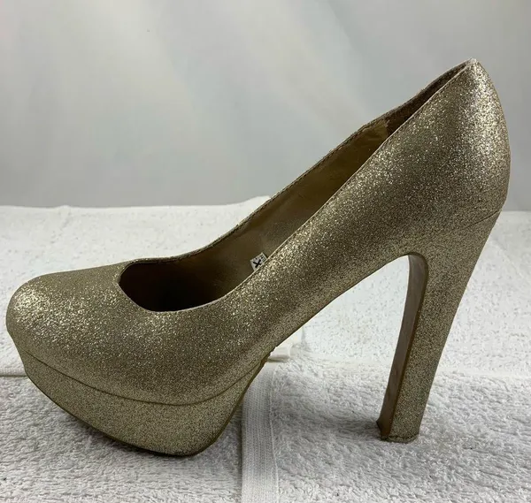 Mossimo 9.5 Glitter round toe diva heels - Image 2