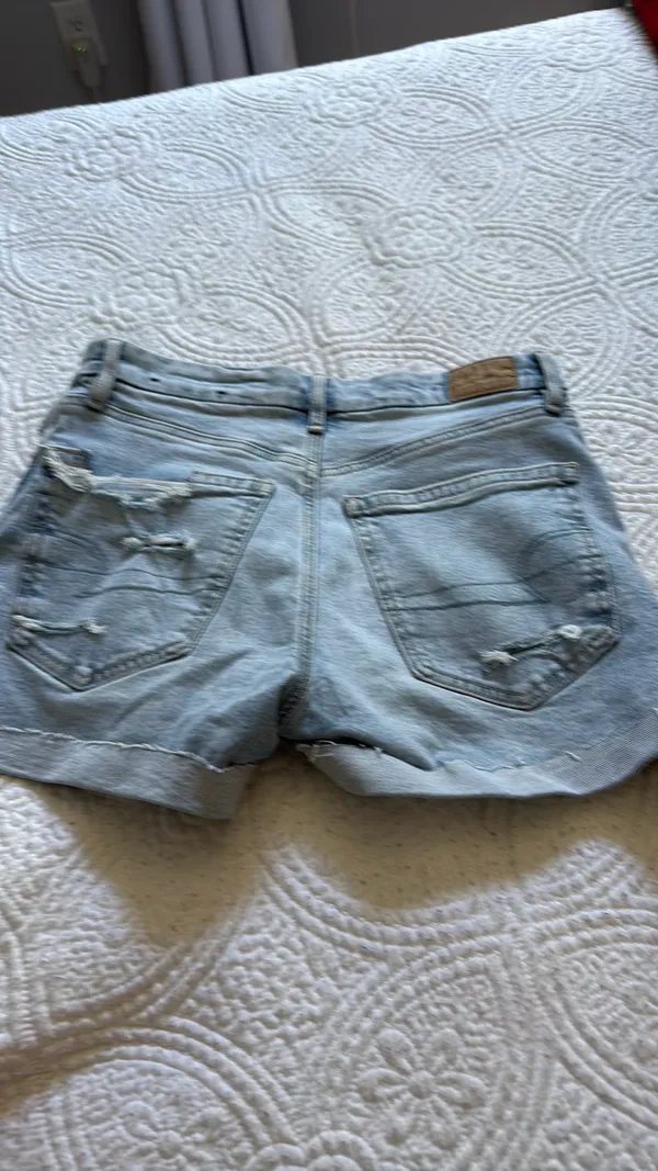 Light Wash American Eagle Jean Shorts - Image 2